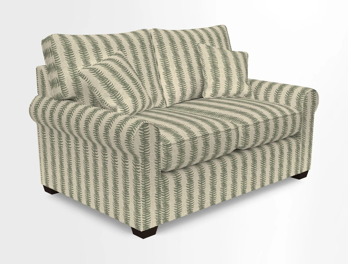 Bignor 3 Seater Sofa in V&A Drawn From Nature Oak Tree Gold. Loose cover option available