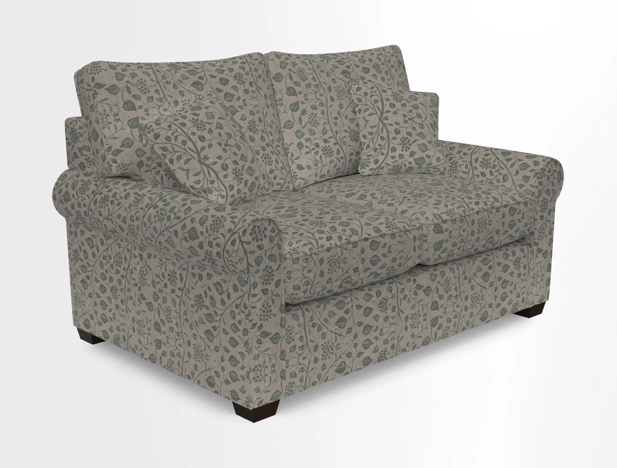 Bignor 3 Seater Sofa in V&A Drawn From Nature Oak Tree Gold. Loose cover option available