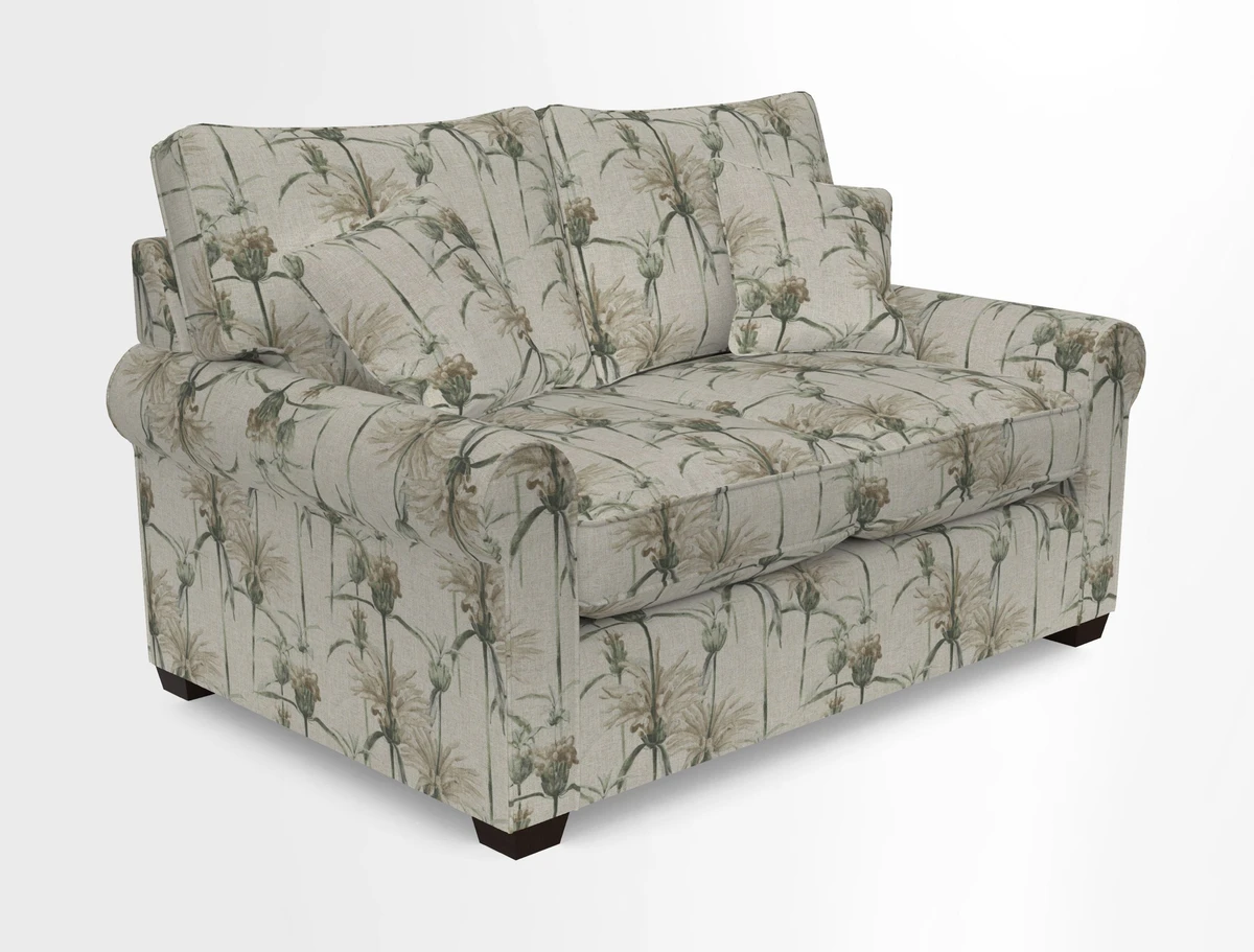 Bignor 3 Seater Sofa in V&A Drawn From Nature Oak Tree Gold. Loose cover option available