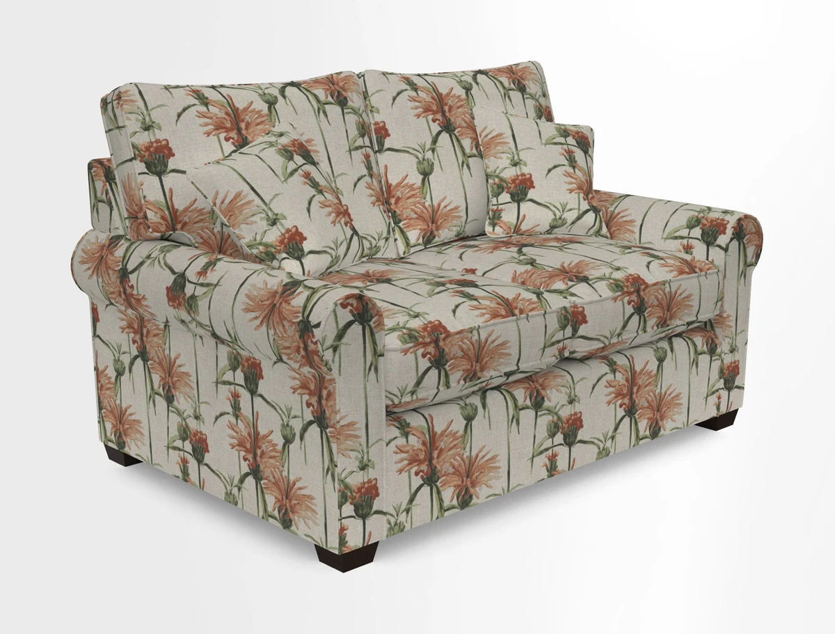 Bignor 3 Seater Sofa in V&A Drawn From Nature Oak Tree Gold. Loose cover option available