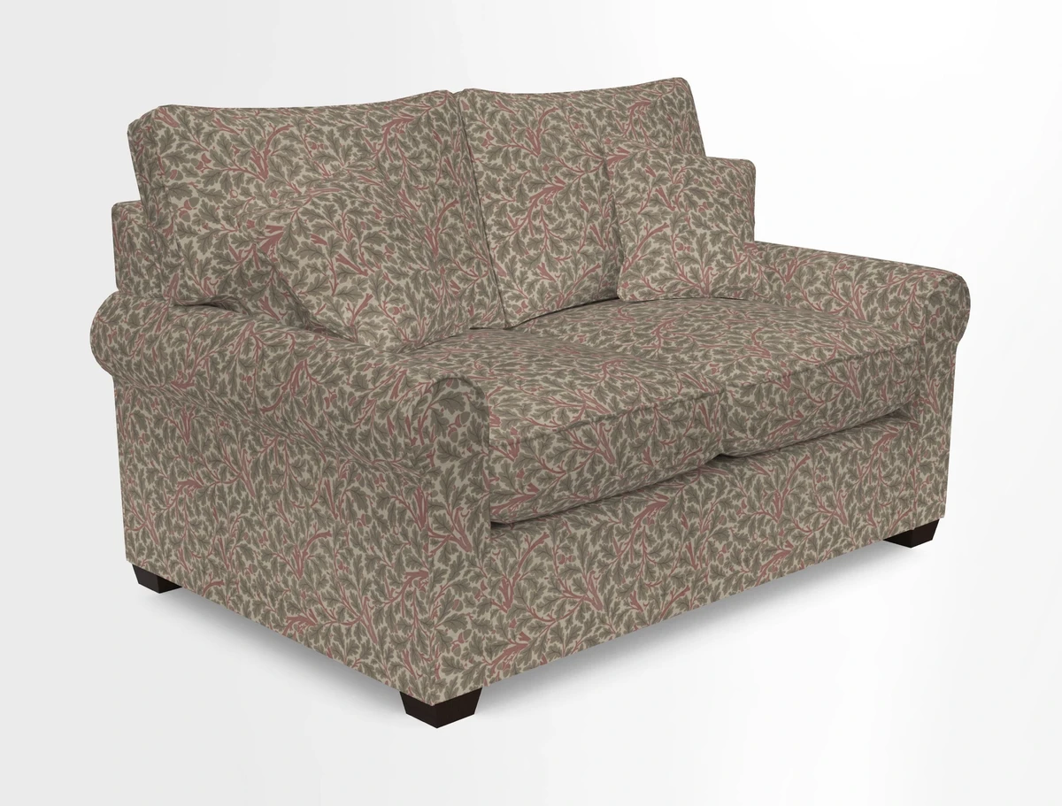 Bignor 3 Seater Sofa in V&A Drawn From Nature Oak Tree Gold. Loose cover option available