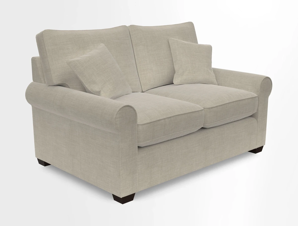 Bignor 3 Seater Sofa in V&A Drawn From Nature Oak Tree Gold. Loose cover option available