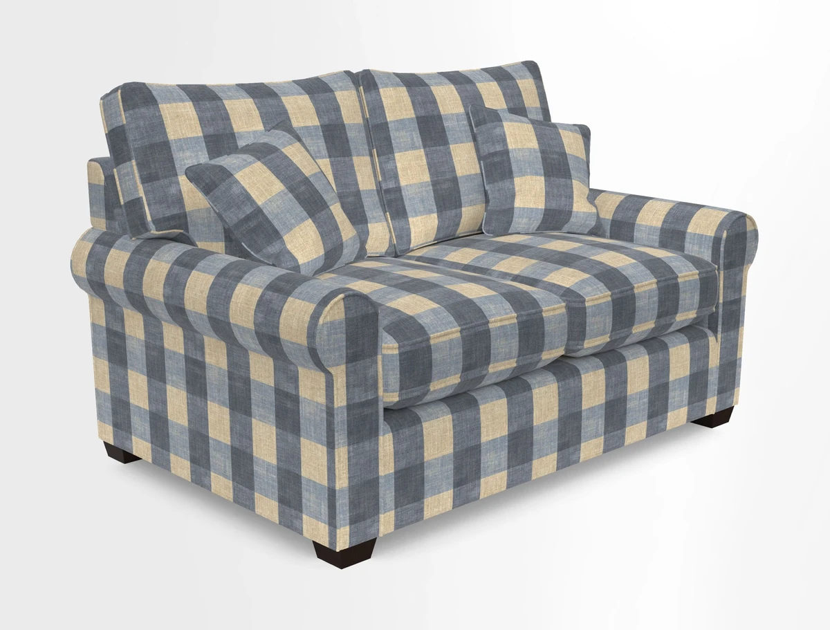 Bignor 3 Seater Sofa in V&A Drawn From Nature Oak Tree Gold. Loose cover option available