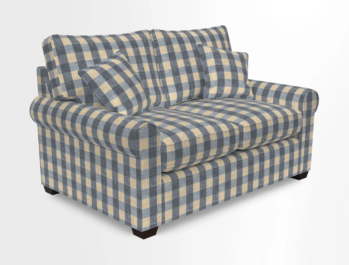 Bignor 3 Seater Sofa in V&A Drawn From Nature Oak Tree Gold. Loose cover option available