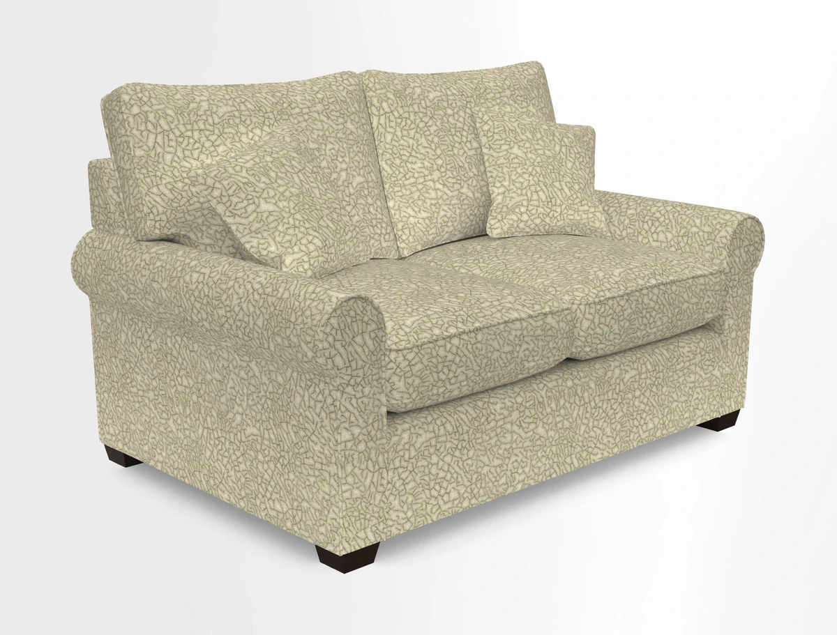 Bignor 3 Seater Sofa in V&A Drawn From Nature Oak Tree Gold. Loose cover option available