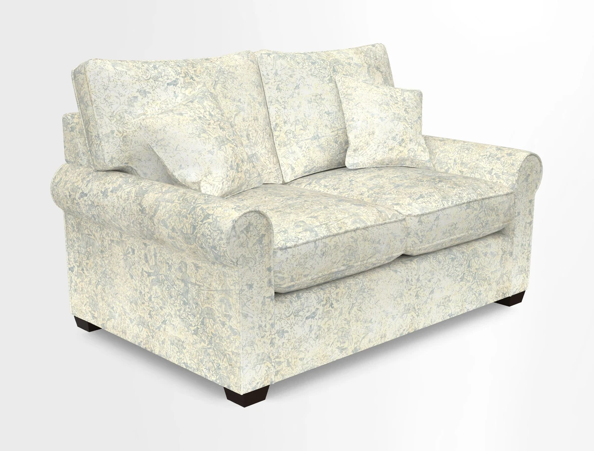 Bignor 3 Seater Sofa in V&A Drawn From Nature Oak Tree Gold. Loose cover option available