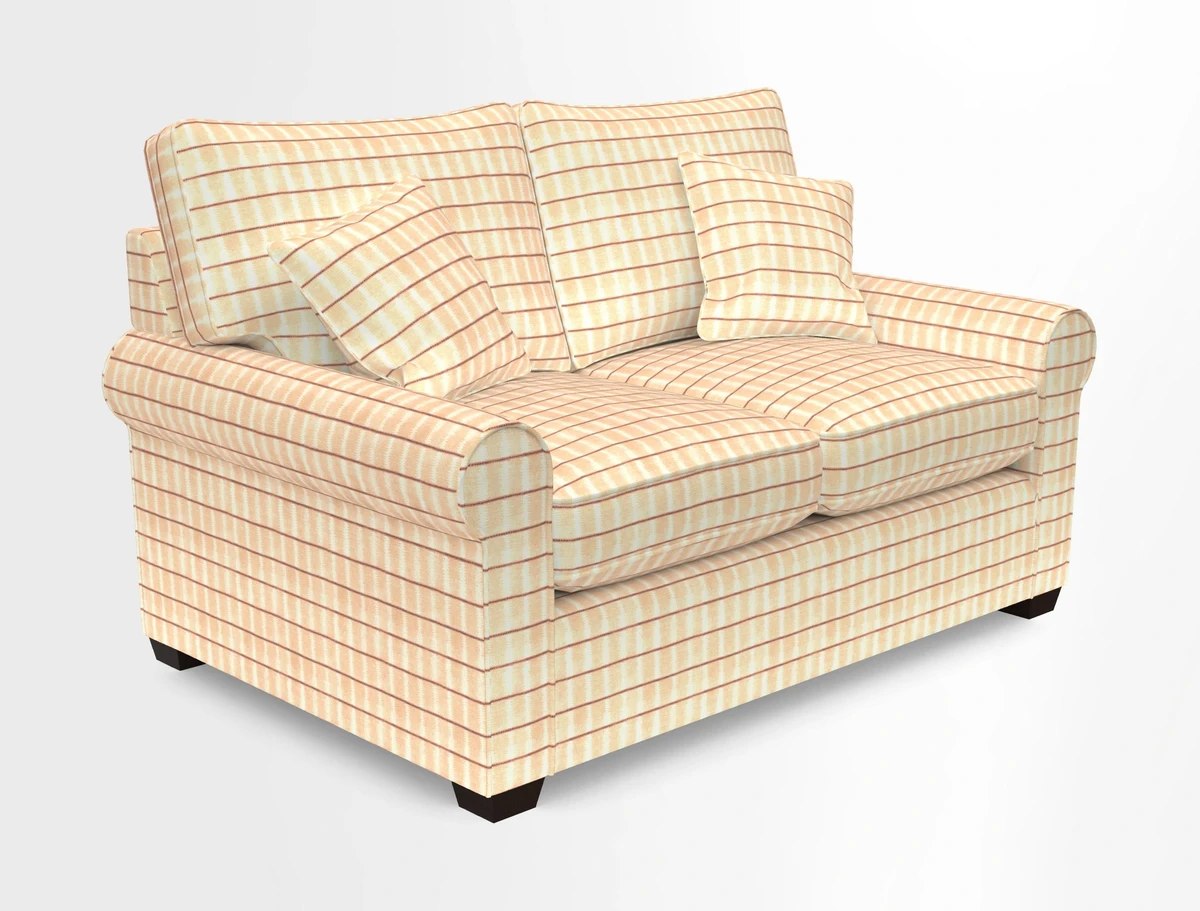 Bignor 3 Seater Sofa in V&A Drawn From Nature Oak Tree Gold. Loose cover option available