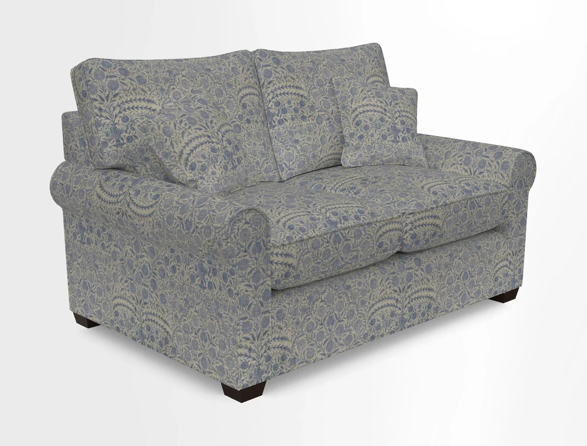 Bignor 3 Seater Sofa in V&A Drawn From Nature Oak Tree Gold. Loose cover option available