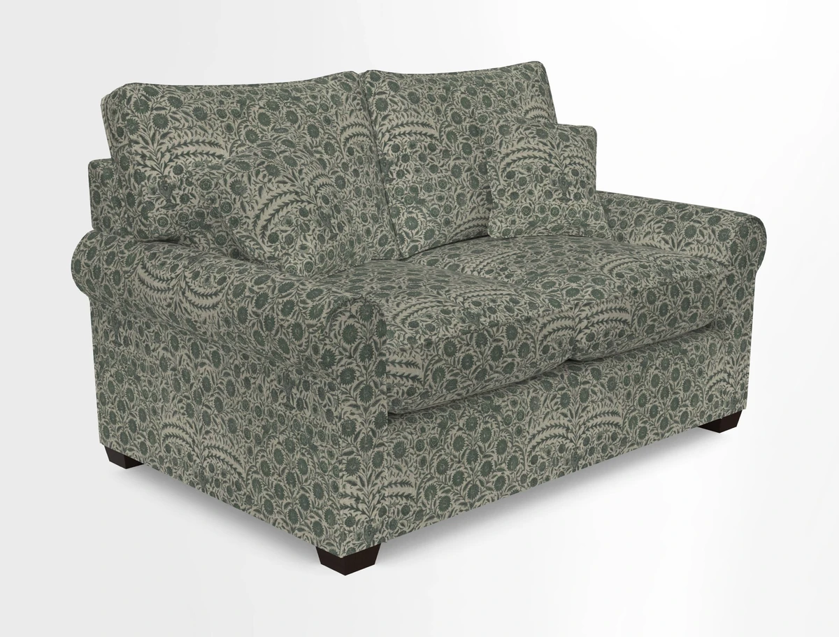 Bignor 3 Seater Sofa in V&A Drawn From Nature Oak Tree Gold. Loose cover option available