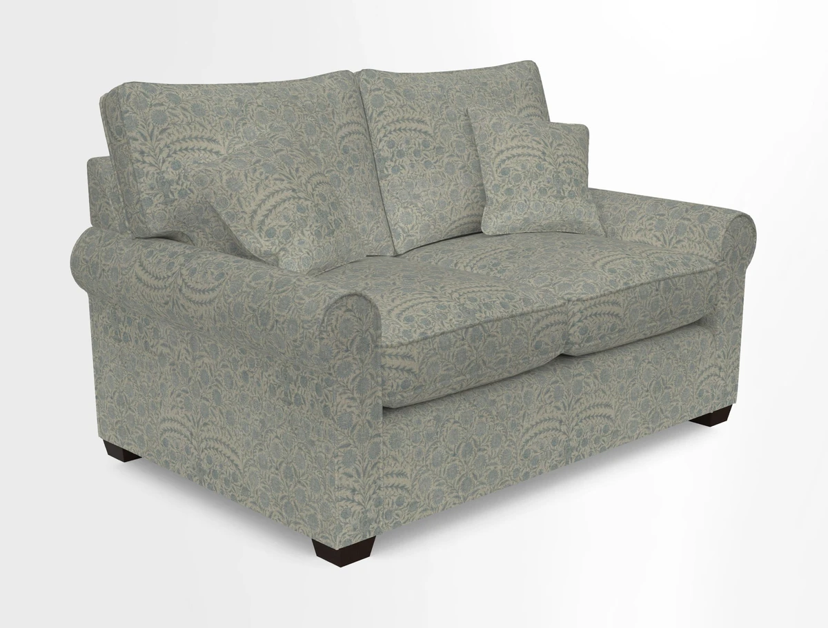 Bignor 3 Seater Sofa in V&A Drawn From Nature Oak Tree Gold. Loose cover option available