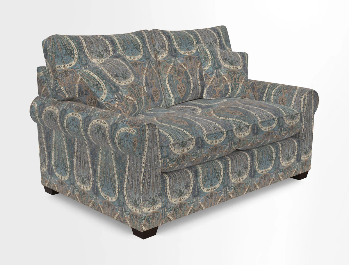 Bignor 3 Seater Sofa in V&A Drawn From Nature Oak Tree Gold. Loose cover option available