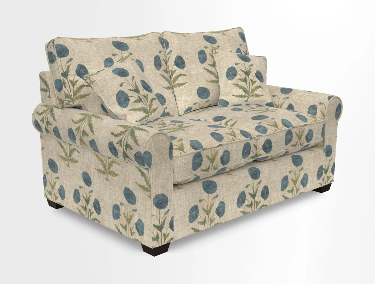 Bignor 3 Seater Sofa in V&A Drawn From Nature Oak Tree Gold. Loose cover option available
