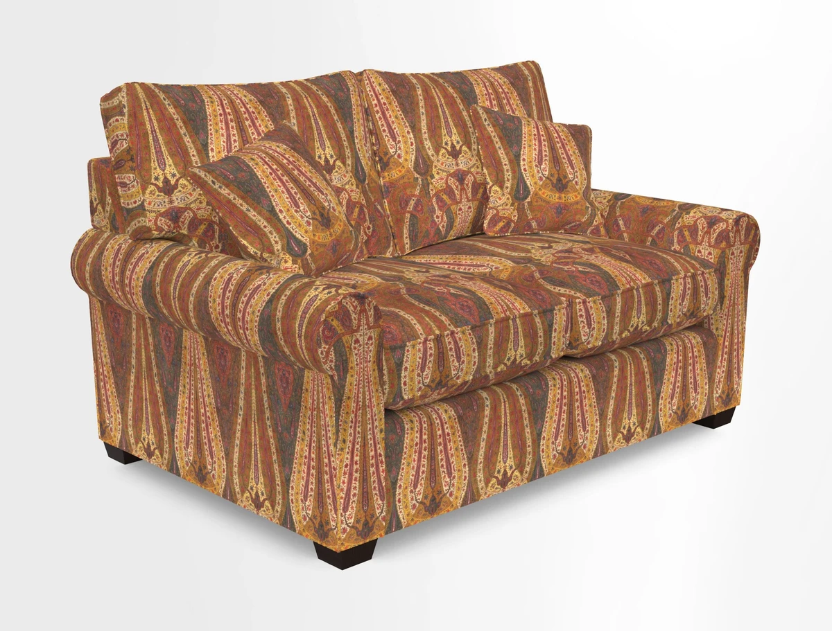 Bignor 3 Seater Sofa in V&A Drawn From Nature Oak Tree Gold. Loose cover option available