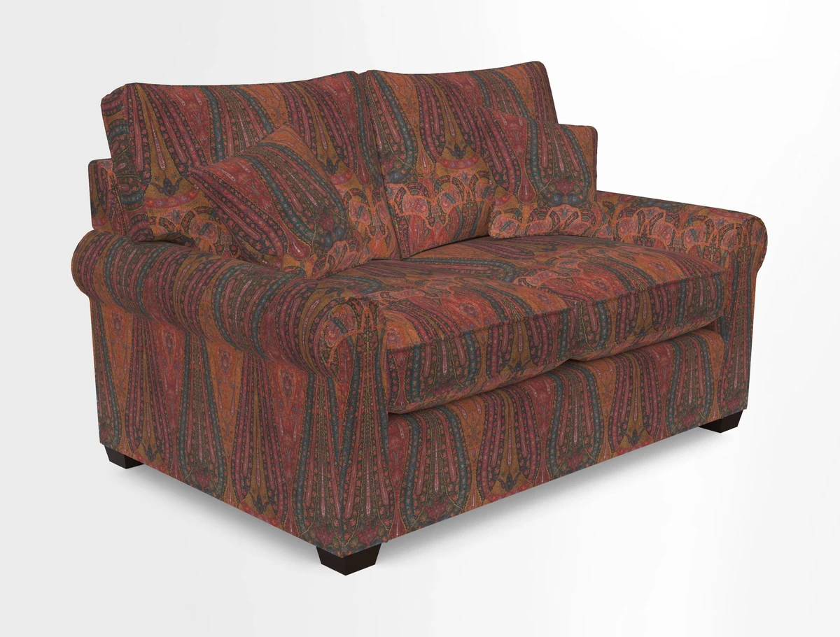 Bignor 3 Seater Sofa in V&A Drawn From Nature Oak Tree Gold. Loose cover option available