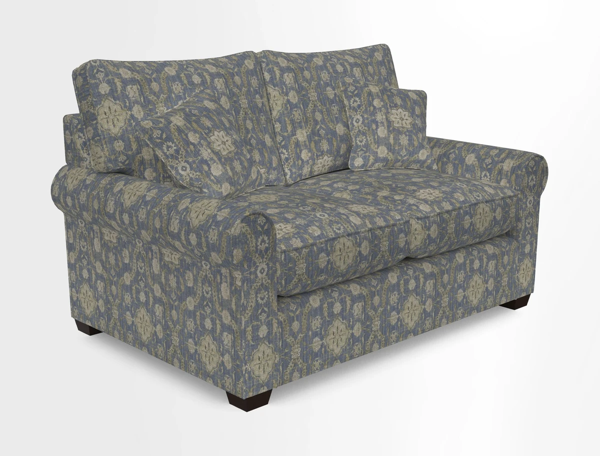Bignor 3 Seater Sofa in V&A Drawn From Nature Oak Tree Gold. Loose cover option available
