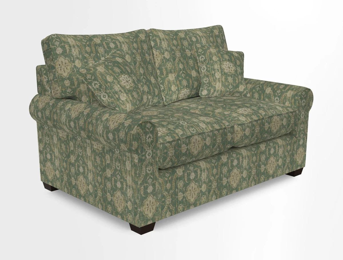Bignor 3 Seater Sofa in V&A Drawn From Nature Oak Tree Gold. Loose cover option available