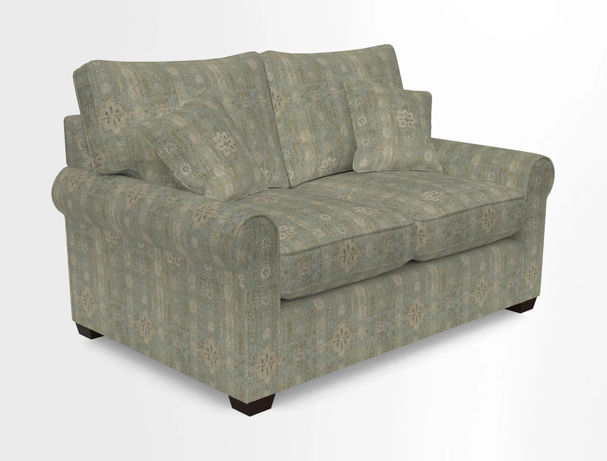 Bignor 3 Seater Sofa in V&A Drawn From Nature Oak Tree Gold. Loose cover option available