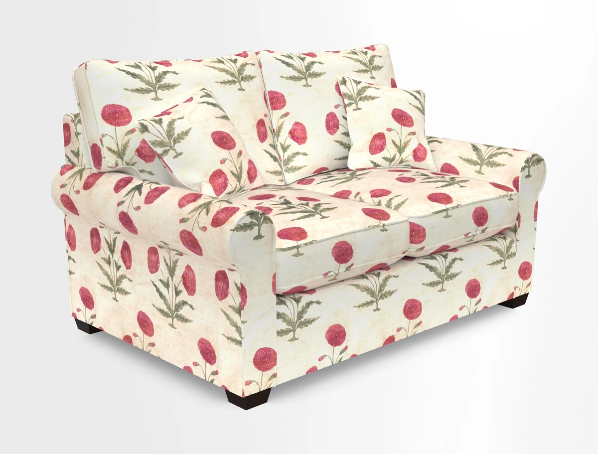 Bignor 3 Seater Sofa in V&A Drawn From Nature Oak Tree Gold. Loose cover option available