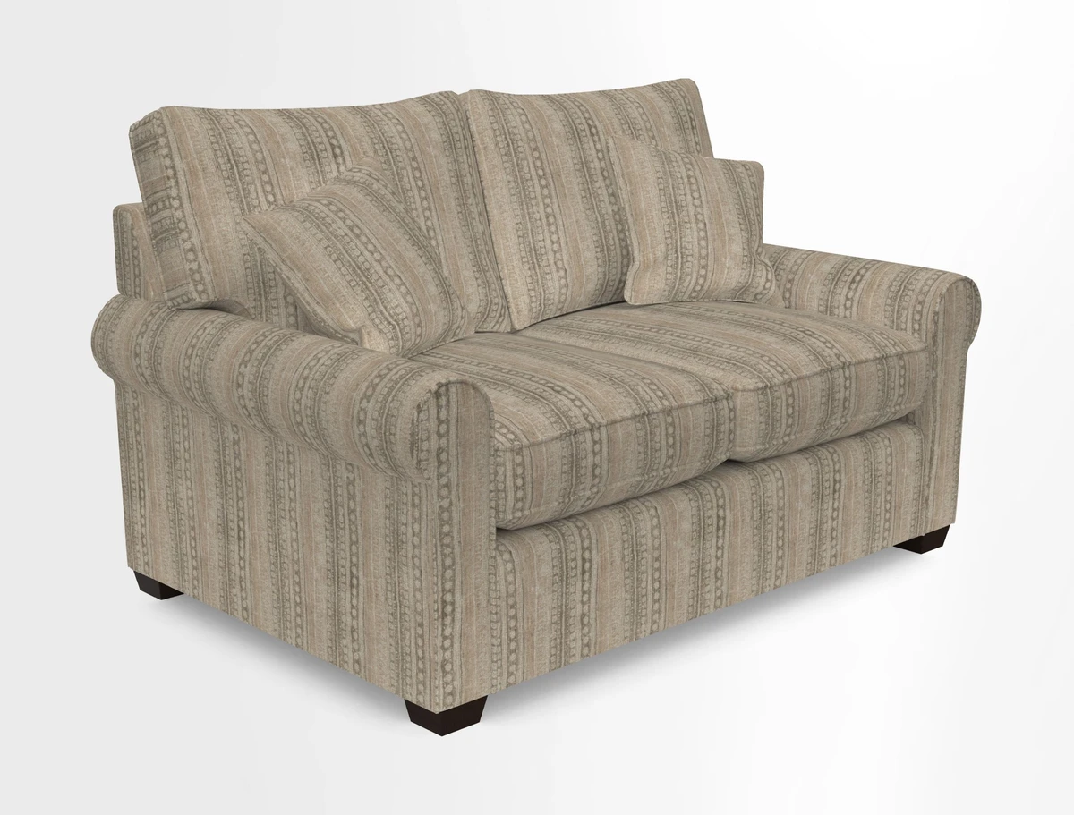 Bignor 3 Seater Sofa in V&A Drawn From Nature Oak Tree Gold. Loose cover option available