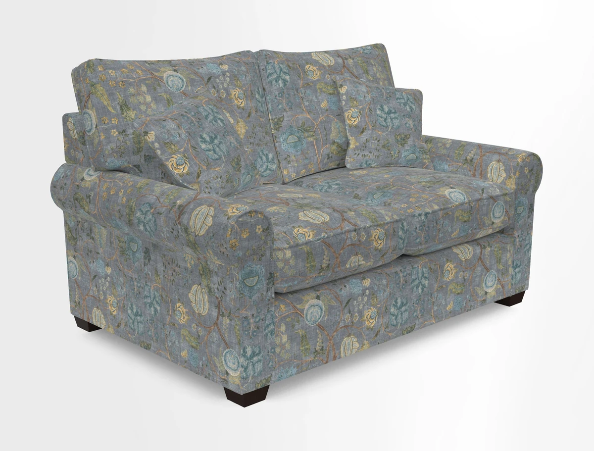 Bignor 3 Seater Sofa in V&A Drawn From Nature Oak Tree Gold. Loose cover option available