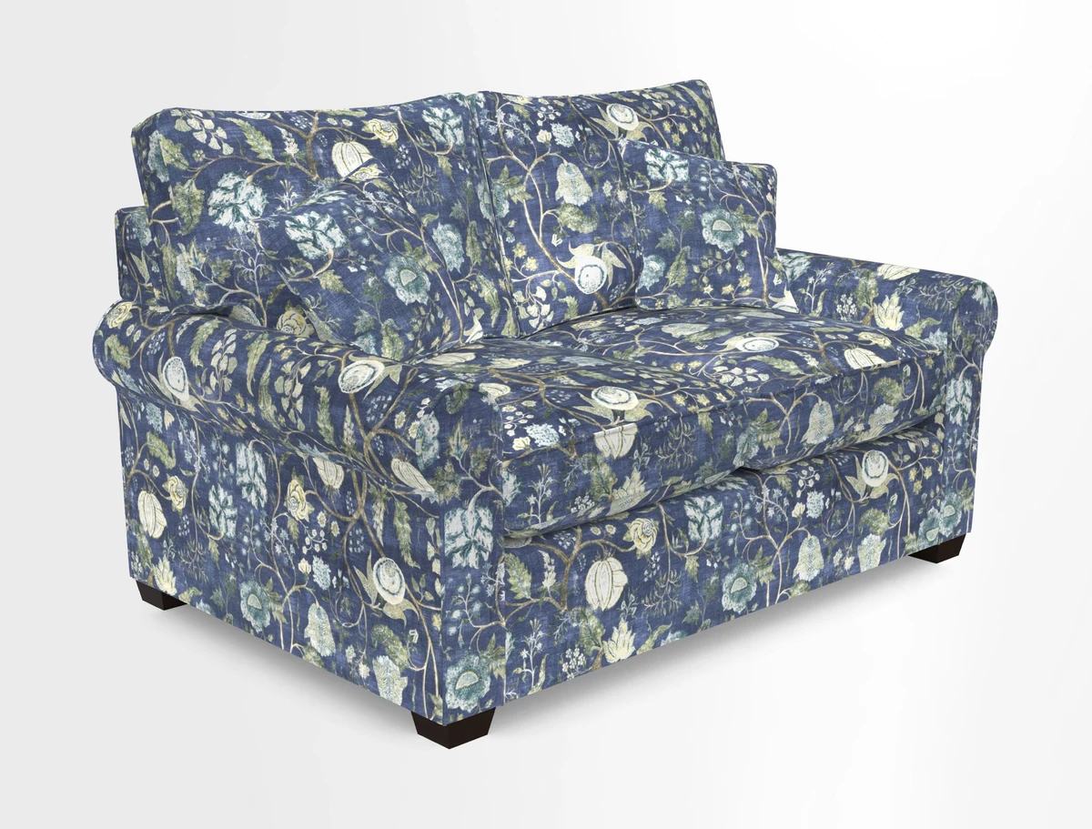 Bignor 3 Seater Sofa in V&A Drawn From Nature Oak Tree Gold. Loose cover option available
