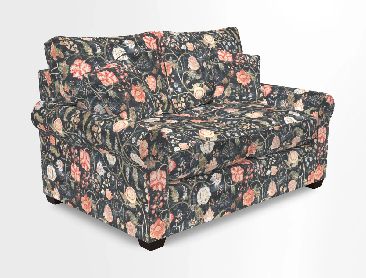 Bignor 3 Seater Sofa in V&A Drawn From Nature Oak Tree Gold. Loose cover option available