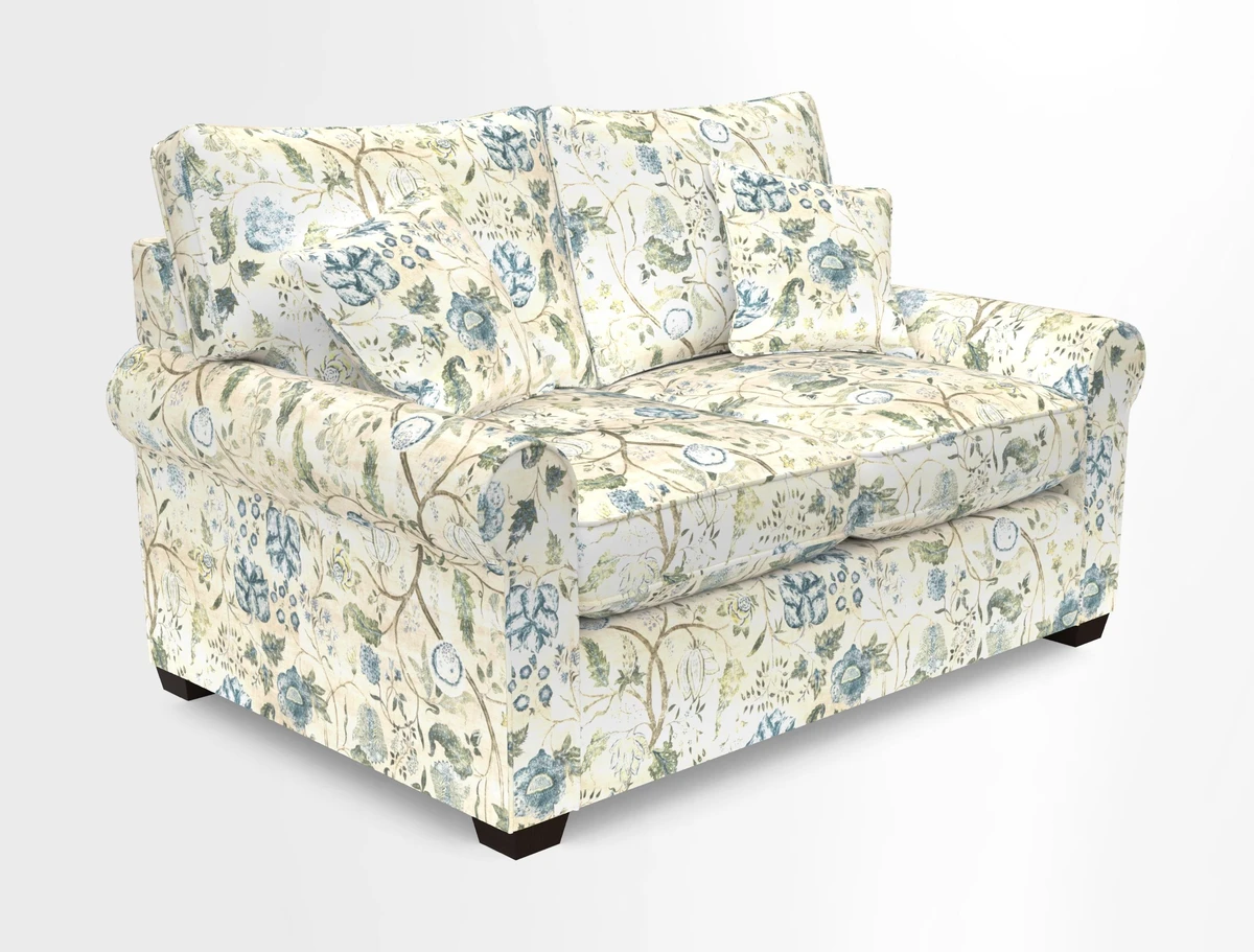 Bignor 3 Seater Sofa in V&A Drawn From Nature Oak Tree Gold. Loose cover option available