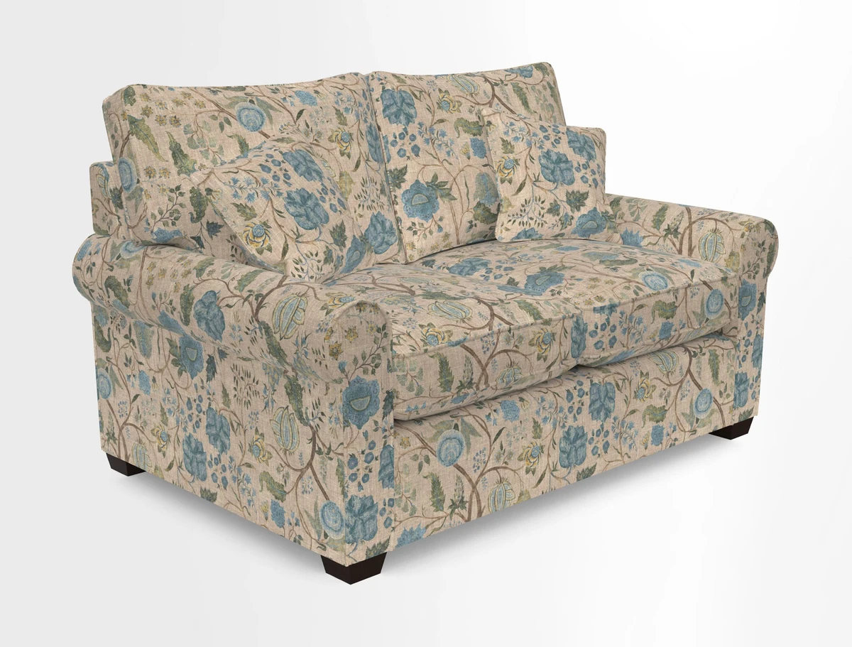 Bignor 3 Seater Sofa in V&A Drawn From Nature Oak Tree Gold. Loose cover option available