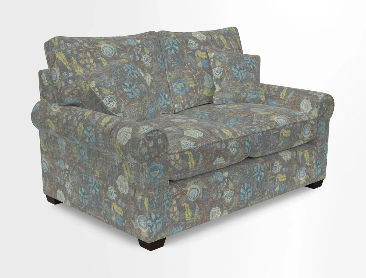 Bignor 3 Seater Sofa in V&A Drawn From Nature Oak Tree Gold. Loose cover option available