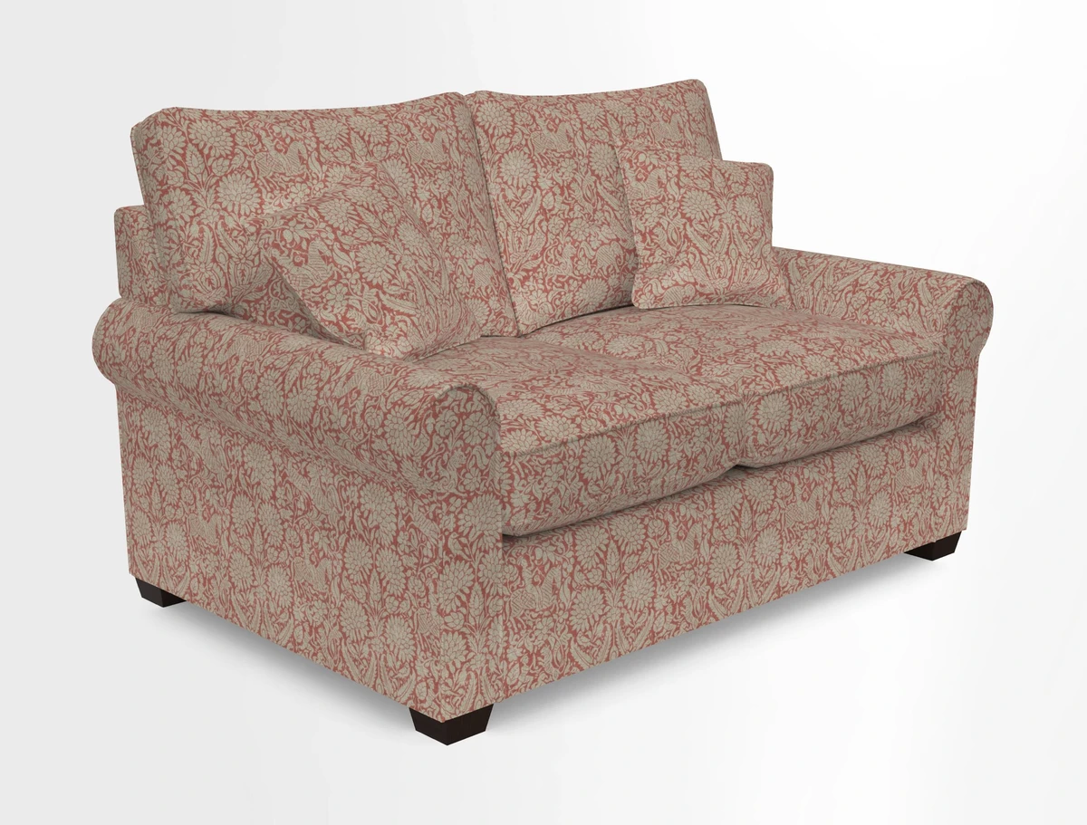 Bignor 3 Seater Sofa in V&A Drawn From Nature Oak Tree Gold. Loose cover option available