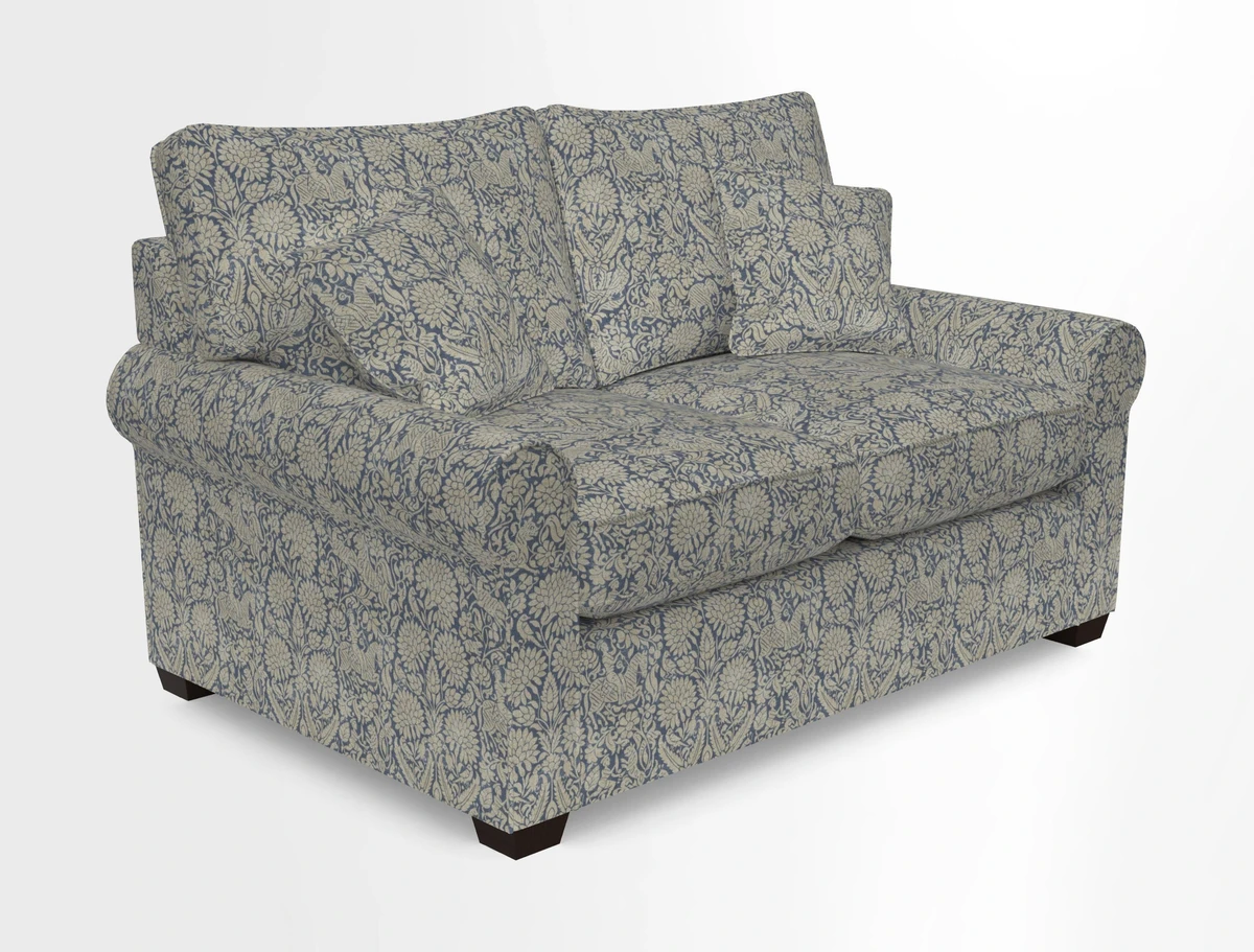 Bignor 3 Seater Sofa in V&A Drawn From Nature Oak Tree Gold. Loose cover option available
