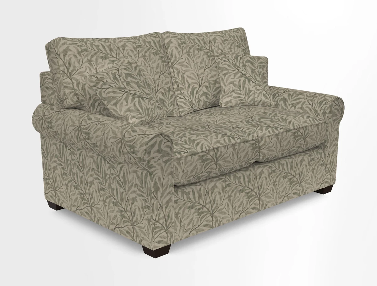 Bignor 3 Seater Sofa in V&A Drawn From Nature Oak Tree Gold. Loose cover option available