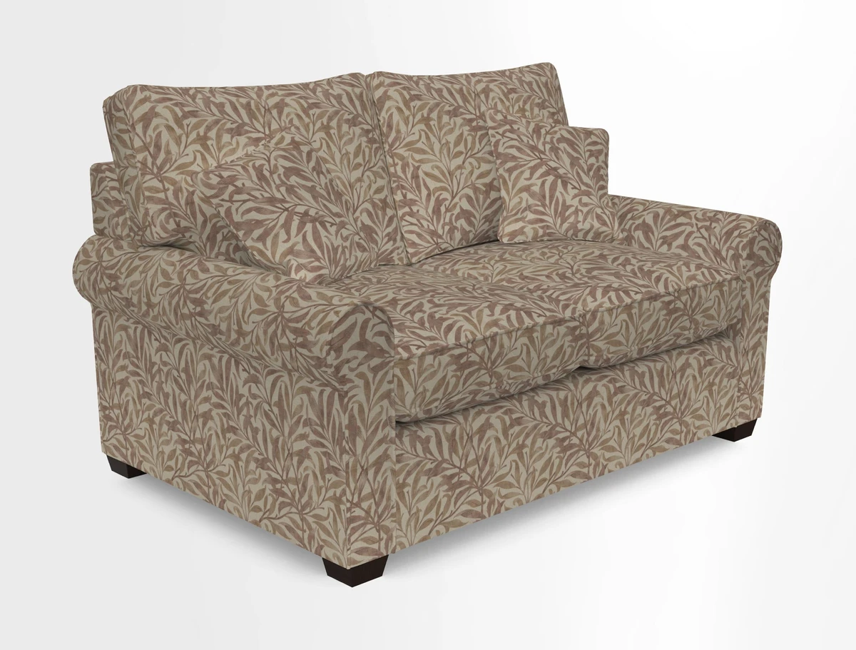 Bignor 3 Seater Sofa in V&A Drawn From Nature Oak Tree Gold. Loose cover option available