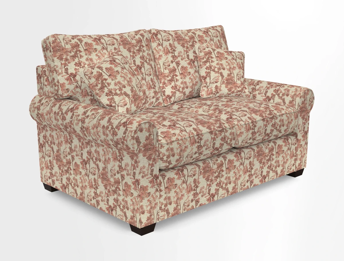 Bignor 3 Seater Sofa in V&A Drawn From Nature Oak Tree Gold. Loose cover option available