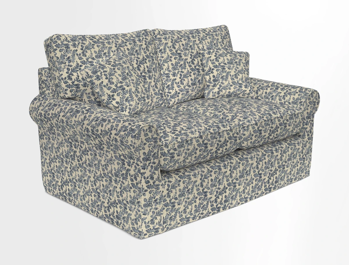 Bignor 3 Seater Sofa in V&A Drawn From Nature Oak Tree Gold. Loose cover option available