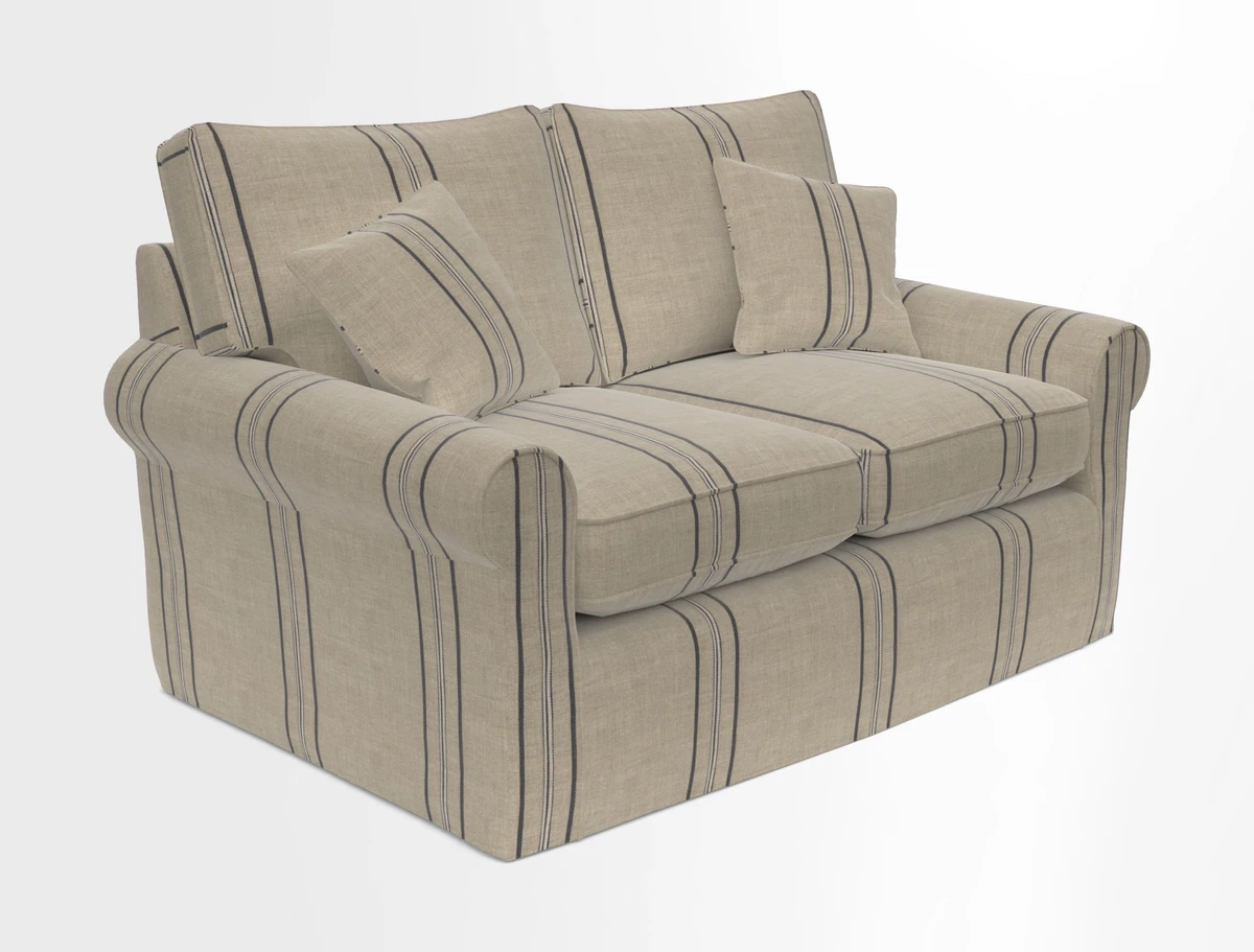 Bignor 3 Seater Sofa in V&A Drawn From Nature Oak Tree Gold. Loose cover option available