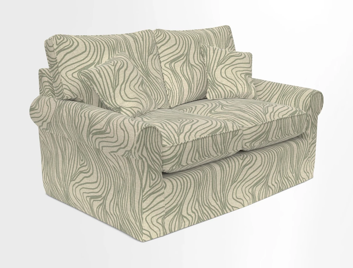 Bignor 3 Seater Sofa in V&A Drawn From Nature Oak Tree Gold. Loose cover option available