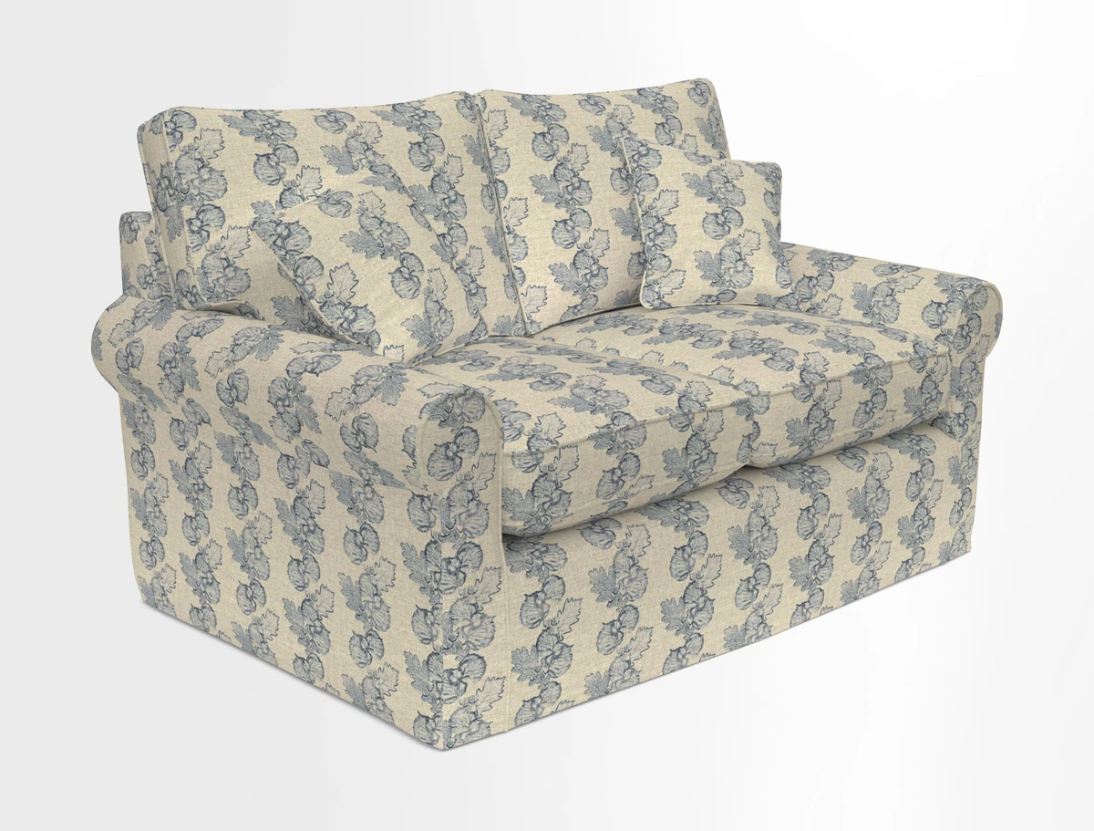 Bignor 3 Seater Sofa in V&A Drawn From Nature Oak Tree Gold. Loose cover option available