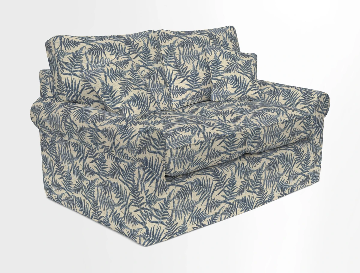Bignor 3 Seater Sofa in V&A Drawn From Nature Oak Tree Gold. Loose cover option available