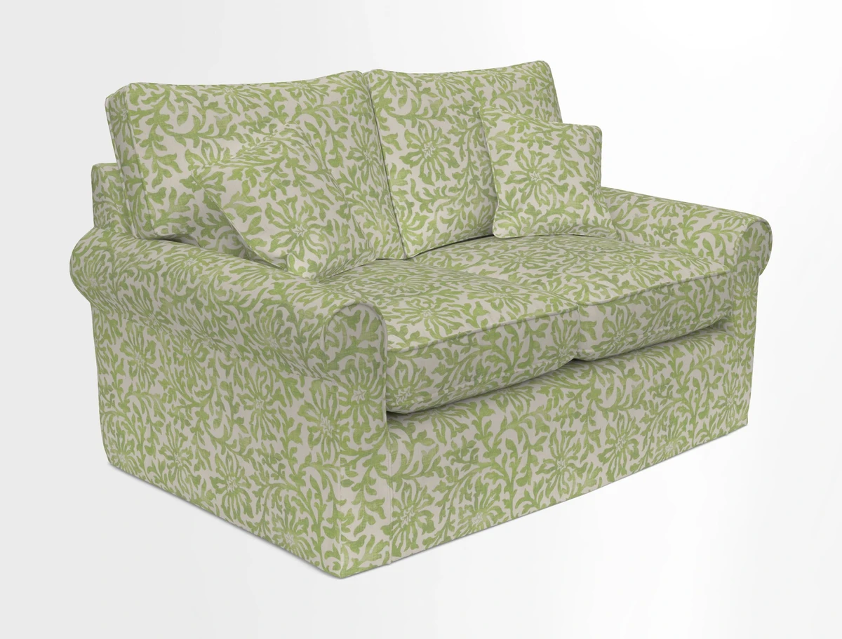 Bignor 3 Seater Sofa in V&A Drawn From Nature Oak Tree Gold. Loose cover option available
