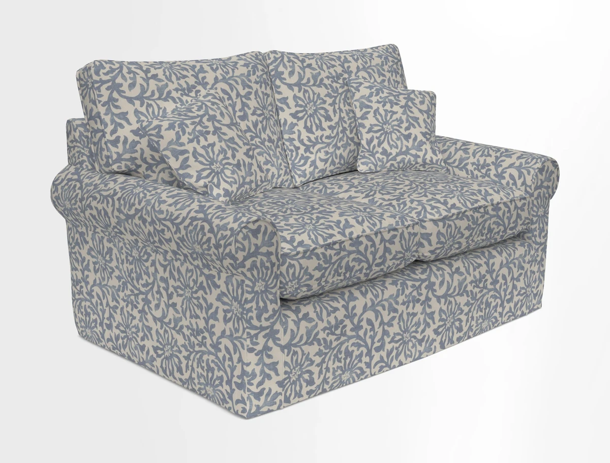 Bignor 3 Seater Sofa in V&A Drawn From Nature Oak Tree Gold. Loose cover option available