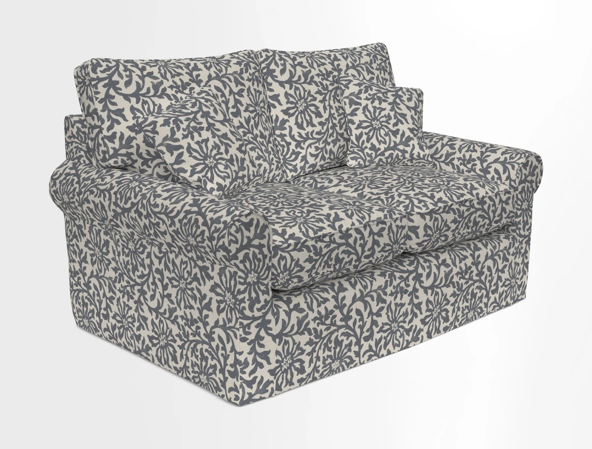 Bignor 3 Seater Sofa in V&A Drawn From Nature Oak Tree Gold. Loose cover option available