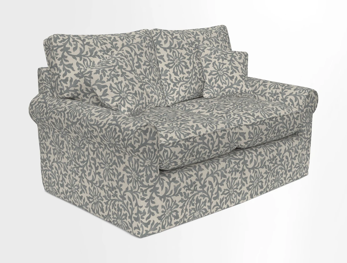 Bignor 3 Seater Sofa in V&A Drawn From Nature Oak Tree Gold. Loose cover option available