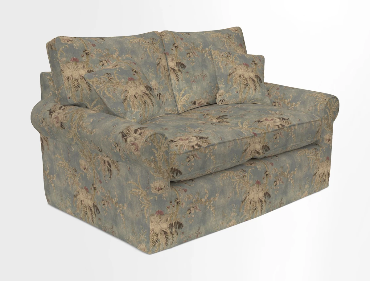 Bignor 3 Seater Sofa in V&A Drawn From Nature Oak Tree Gold. Loose cover option available