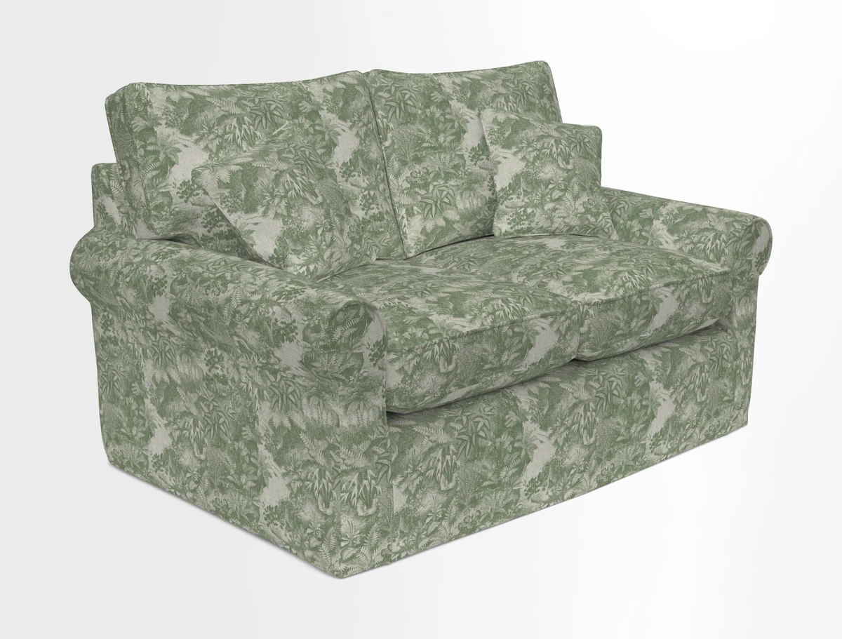 Bignor 3 Seater Sofa in V&A Drawn From Nature Oak Tree Gold. Loose cover option available