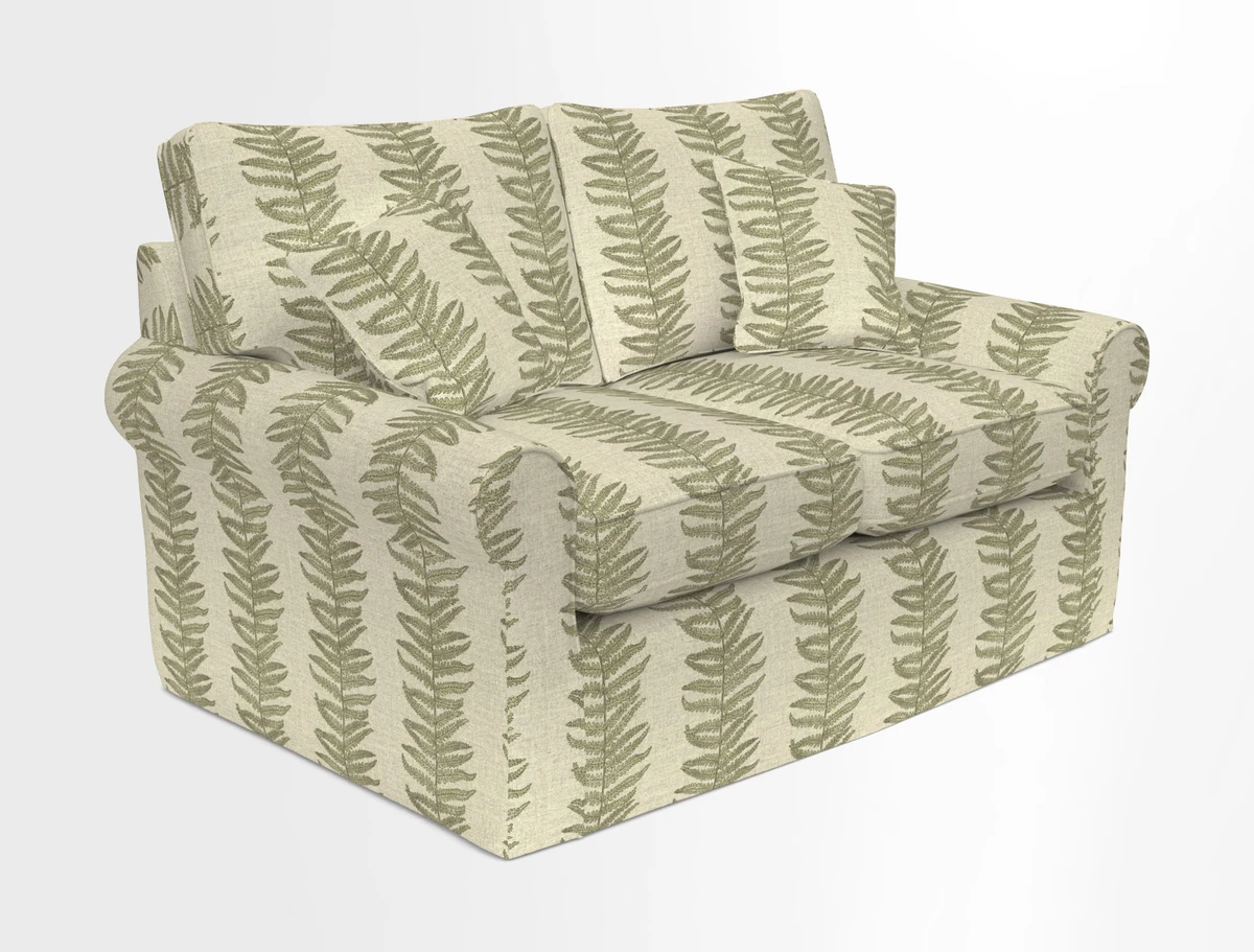 Bignor 3 Seater Sofa in V&A Drawn From Nature Oak Tree Gold. Loose cover option available