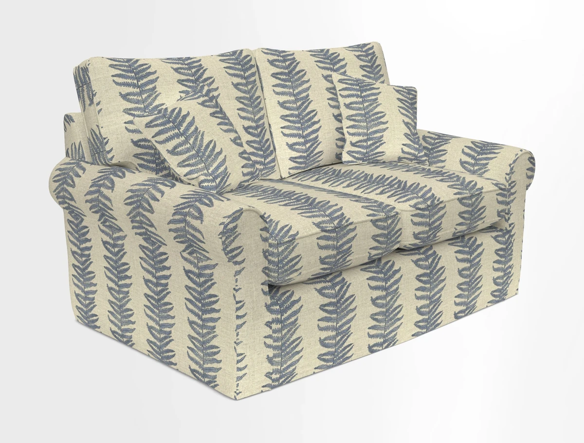 Bignor 3 Seater Sofa in V&A Drawn From Nature Oak Tree Gold. Loose cover option available