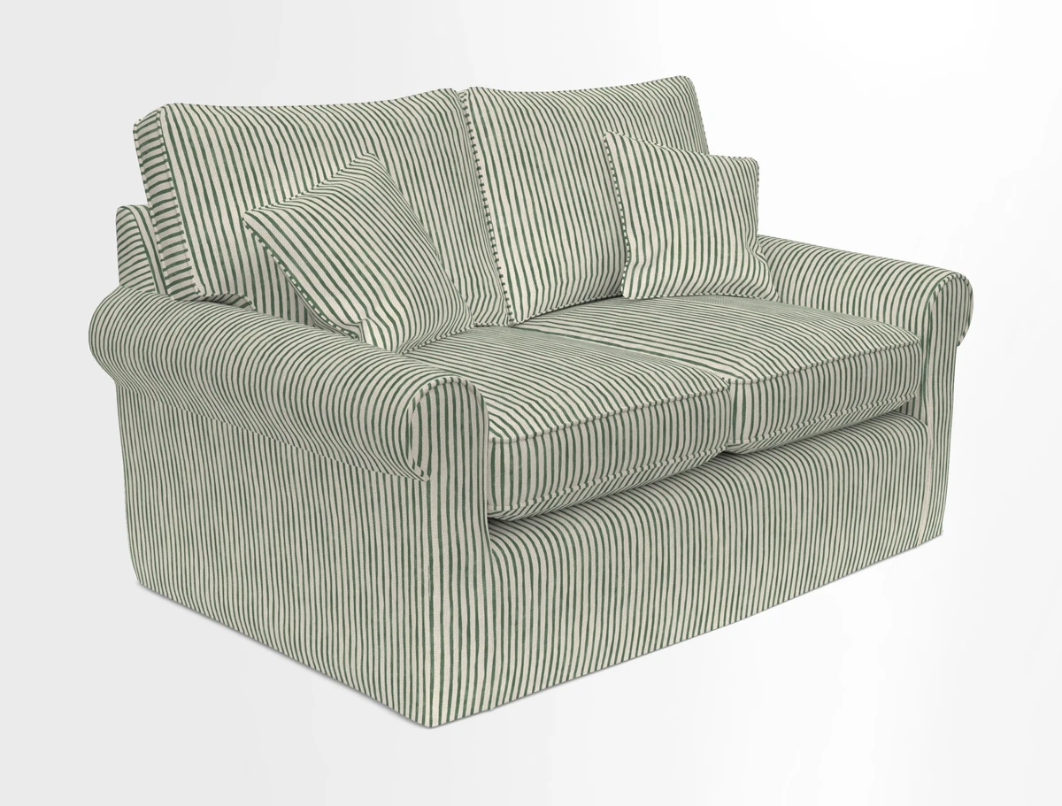 Bignor 3 Seater Sofa in V&A Drawn From Nature Oak Tree Gold. Loose cover option available
