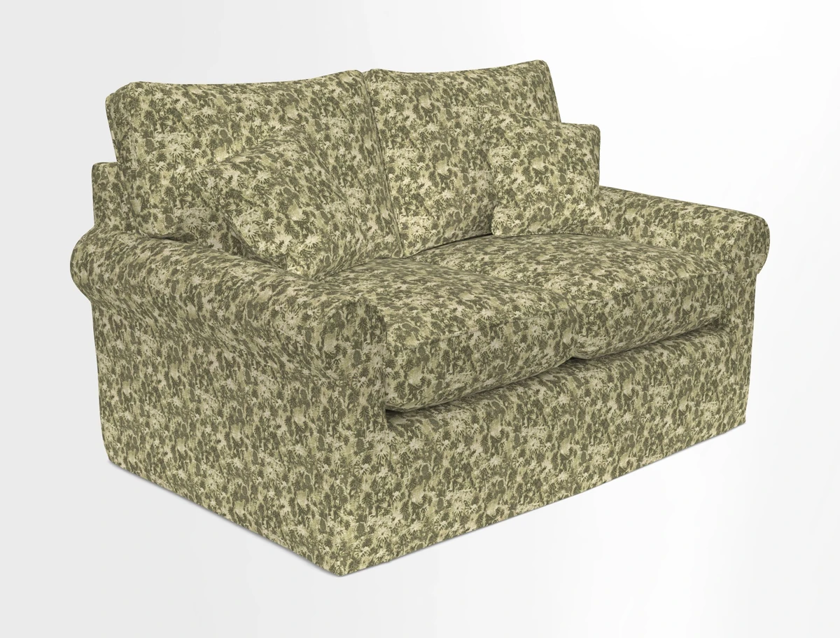 Bignor 3 Seater Sofa in V&A Drawn From Nature Oak Tree Gold. Loose cover option available