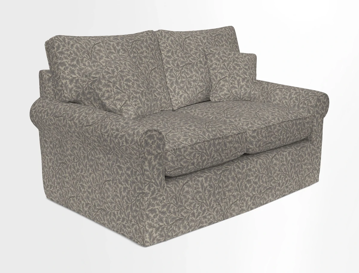 Bignor 3 Seater Sofa in V&A Drawn From Nature Oak Tree Gold. Loose cover option available